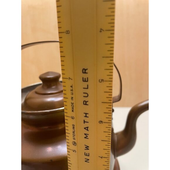 Vtg Copper Pot from Sweden with Classic Gooseneck. Excellent Condition - Picture 10 of 12
